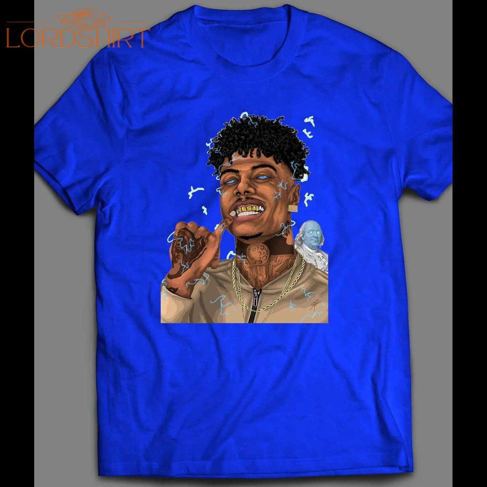 New Age Rapper Blue Face Hip Hop Shirt