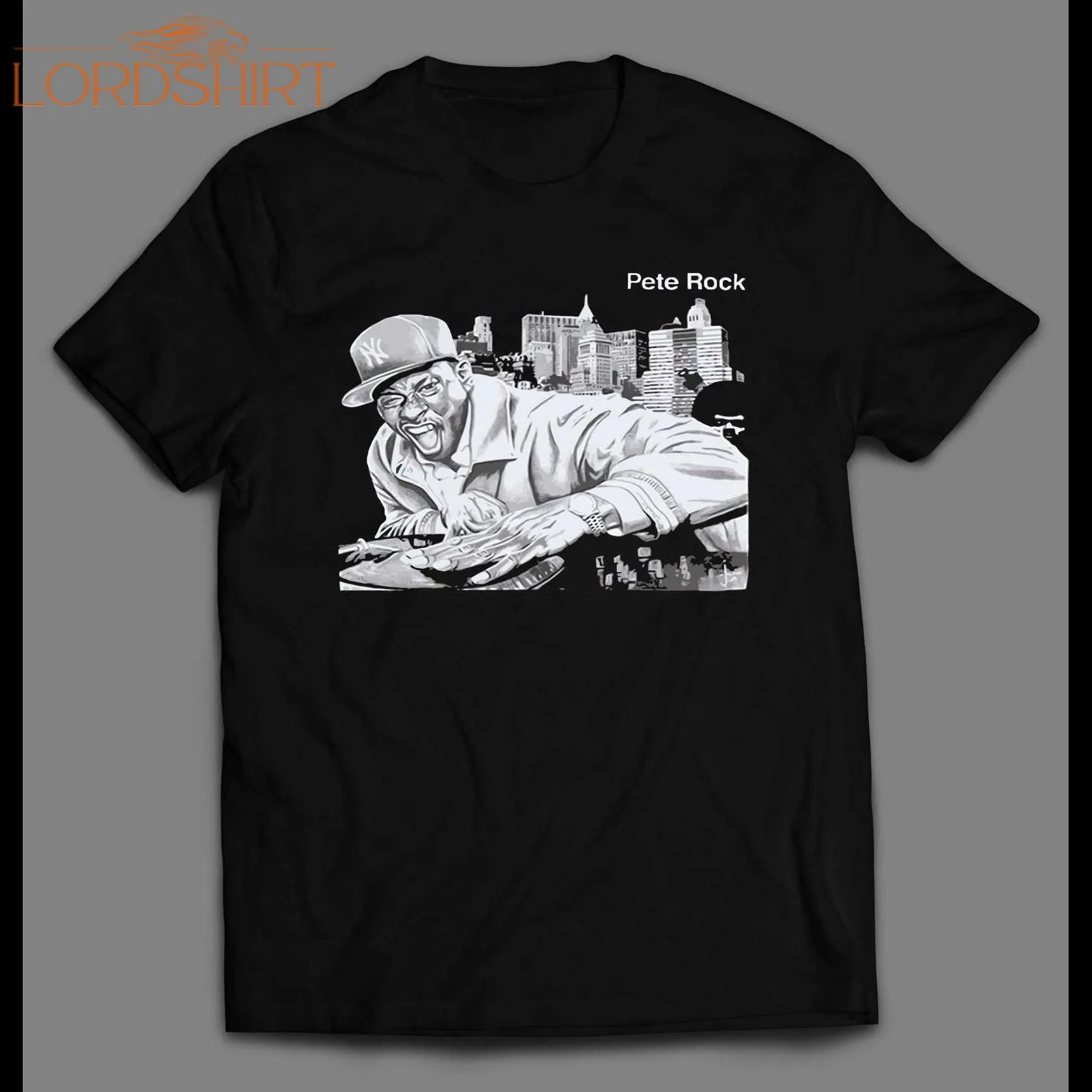 New York's Pete Rock Scratch Art Rap Style Shirt