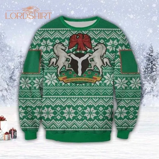 Nigeria Ugly Christmas Sweater