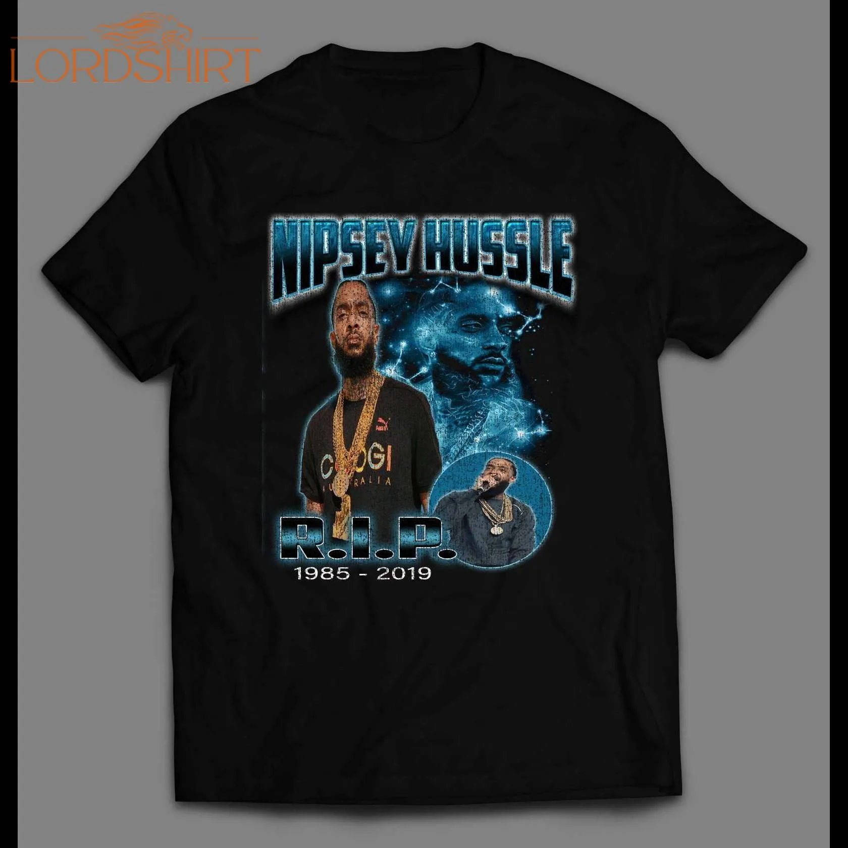 Nipsey R.i.p. Bootleg Rap Style Shirt