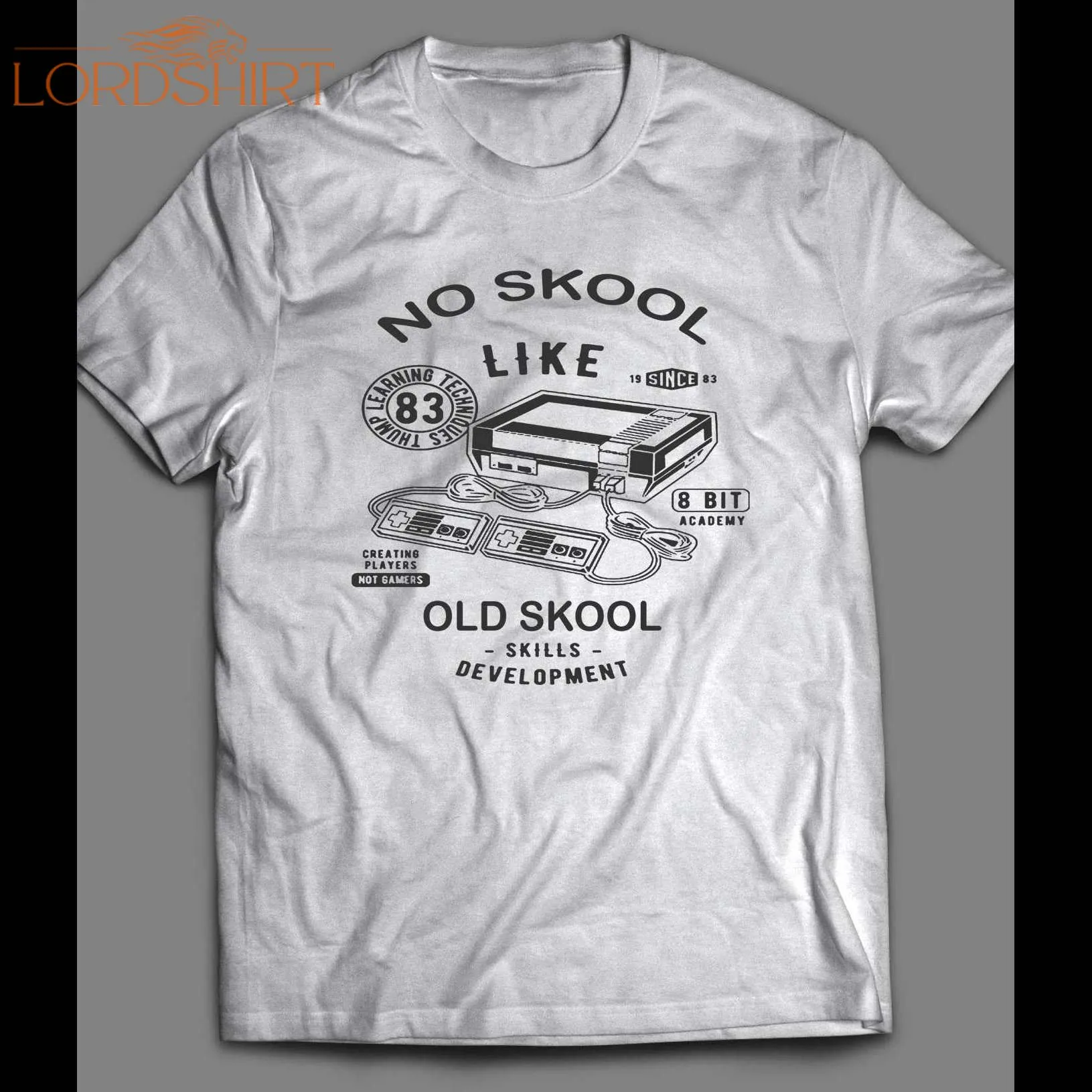 No Skool Like The Oldskool 8-bit Gamer Art Shirt