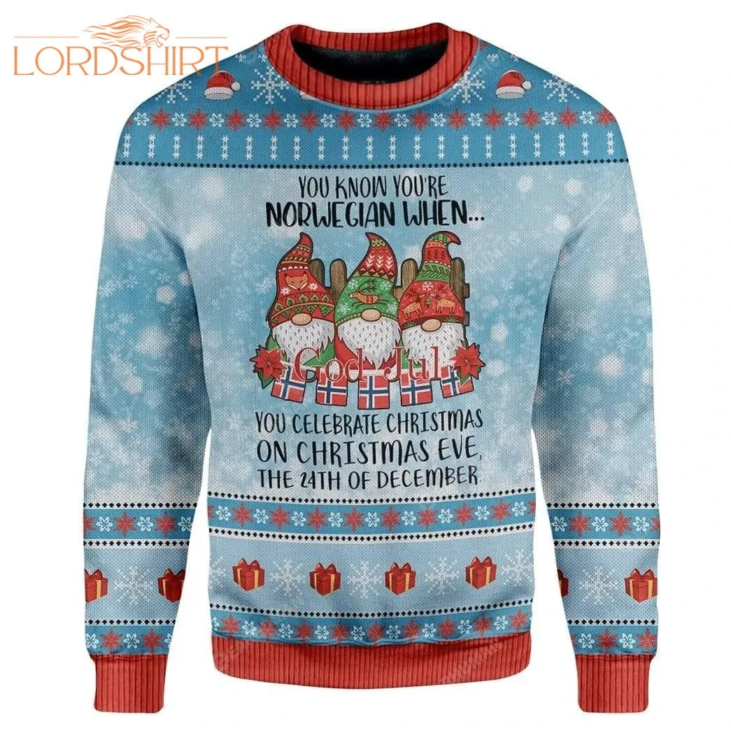 Norwegian Ugly Christmas Sweater