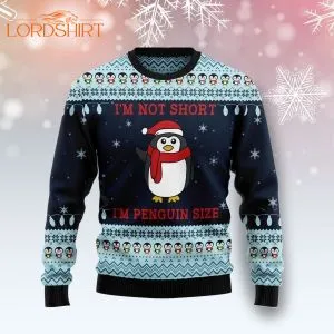 Not Short Penguin Ugly Christmas Sweater