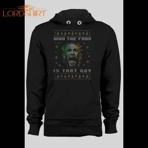 Notorious Mystic Mac Who The Fook Is This Guy Ugly Christmas Hoodie