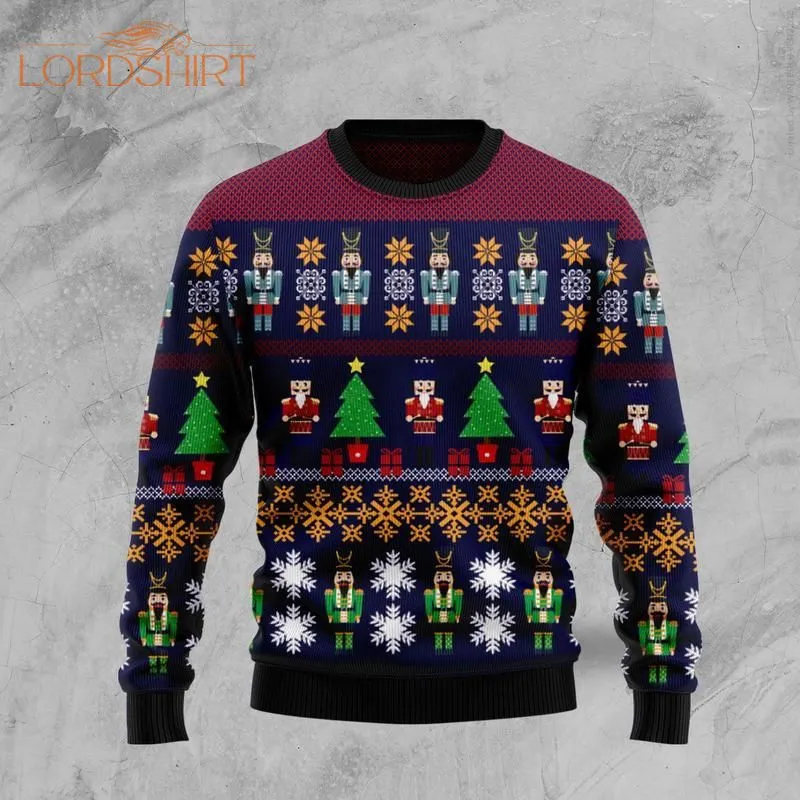 Nutcracket Tree Christmas Ugly Christmas Sweater