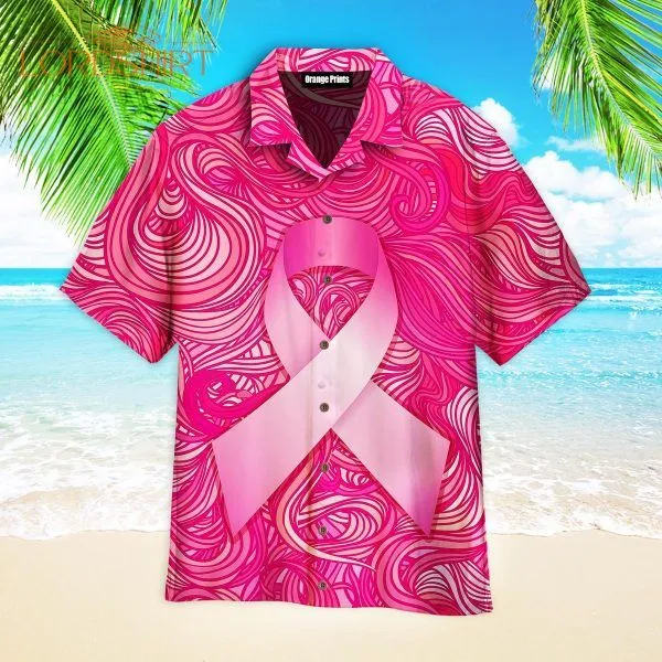 October Breast Cancer Awareness Hawaiian Shirt