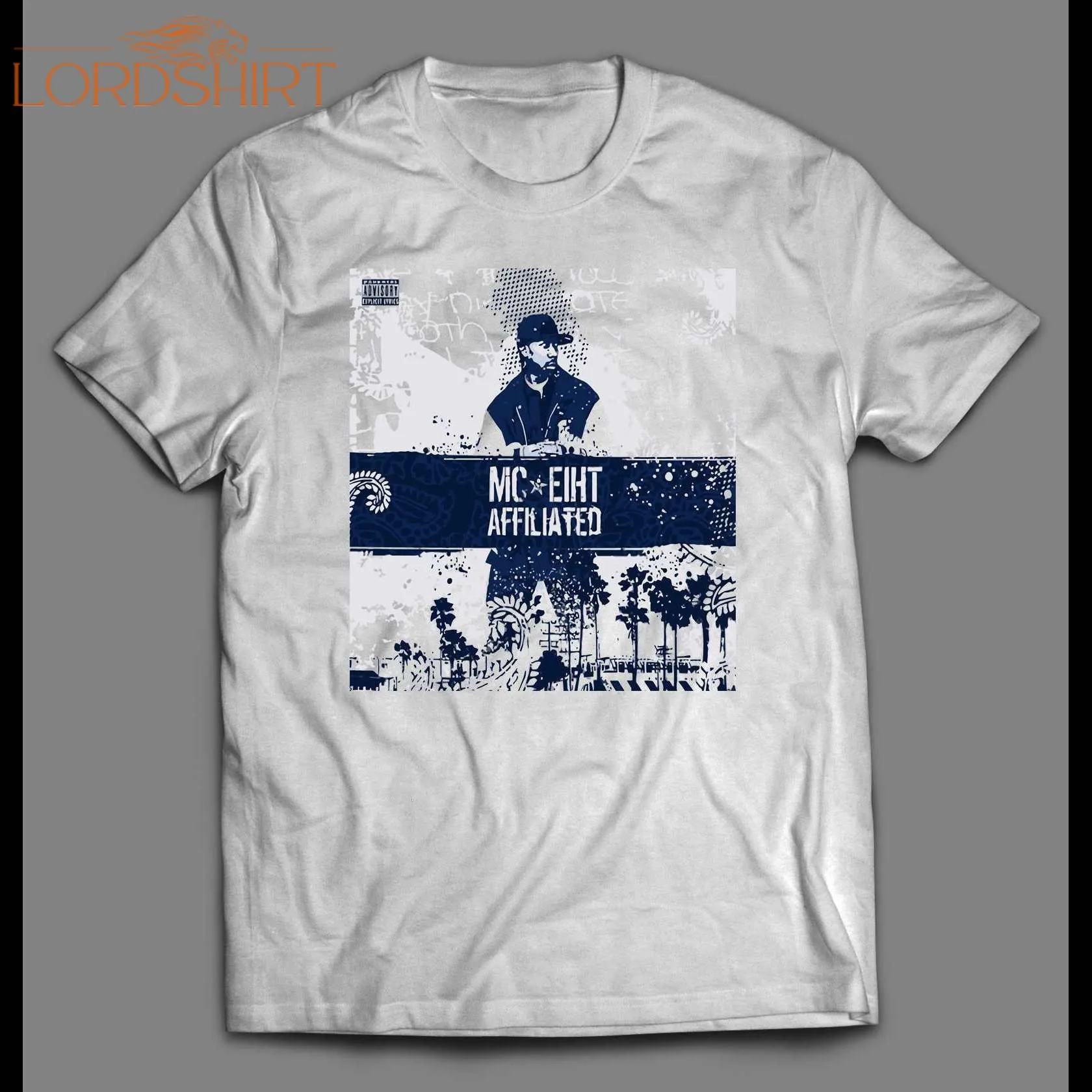 Oldskool Rapper Mc Eiht Affiliated Album Shirt