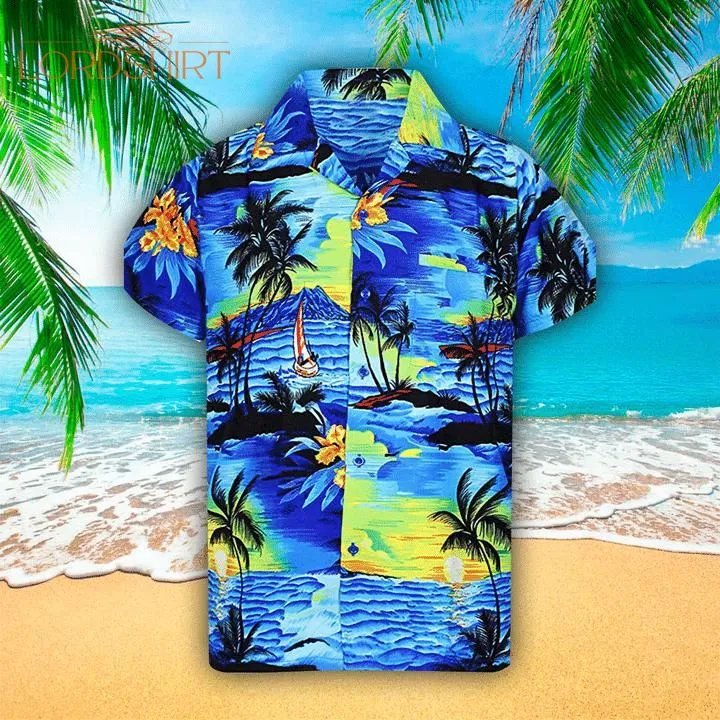 Palm Tree Holiday Beach Hawaiian Shirt