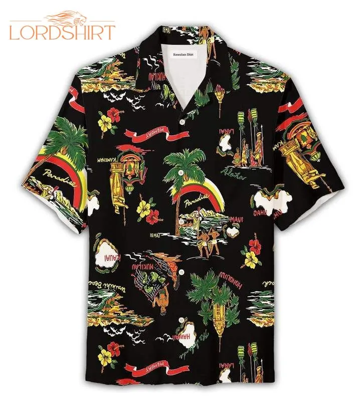 Paradise Wakiki Life Of Aloha Hawaiian Shirt