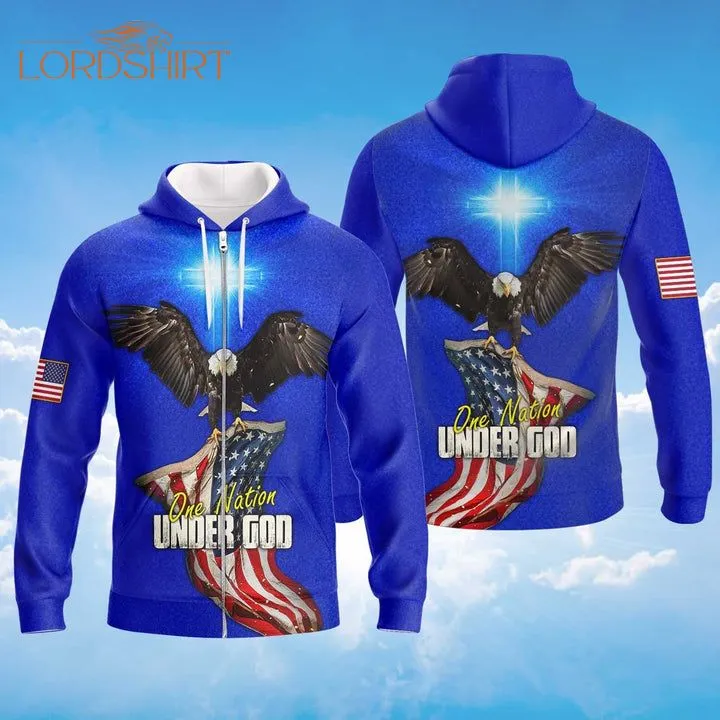 Patriotic Eagle Usa Flag 3d All Over Print