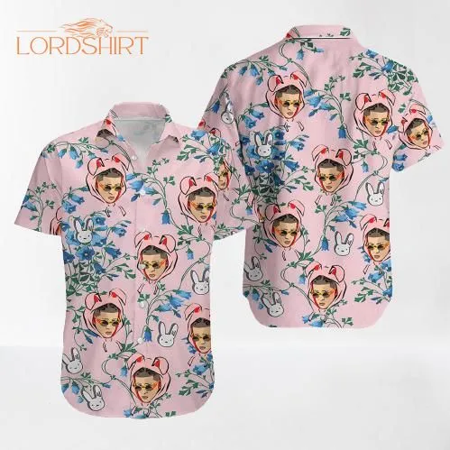 Pink Men Hawaiian Shirt