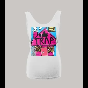 Pink Trap House Ladies Tank Top