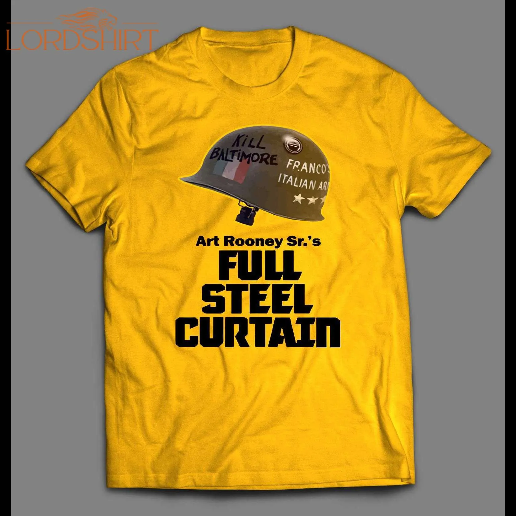 Pittsburgh Full Steel Curtain Full Metal Movie Football Shirt