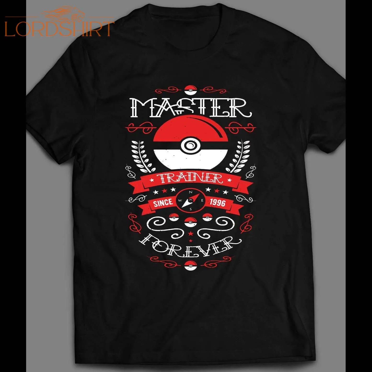 Poke Monsters Master Trainer Forever Tattoo Style Shirt