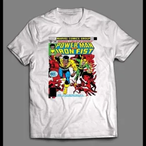 Powerman &038; Iron Fist Comicbook Cover Shirt