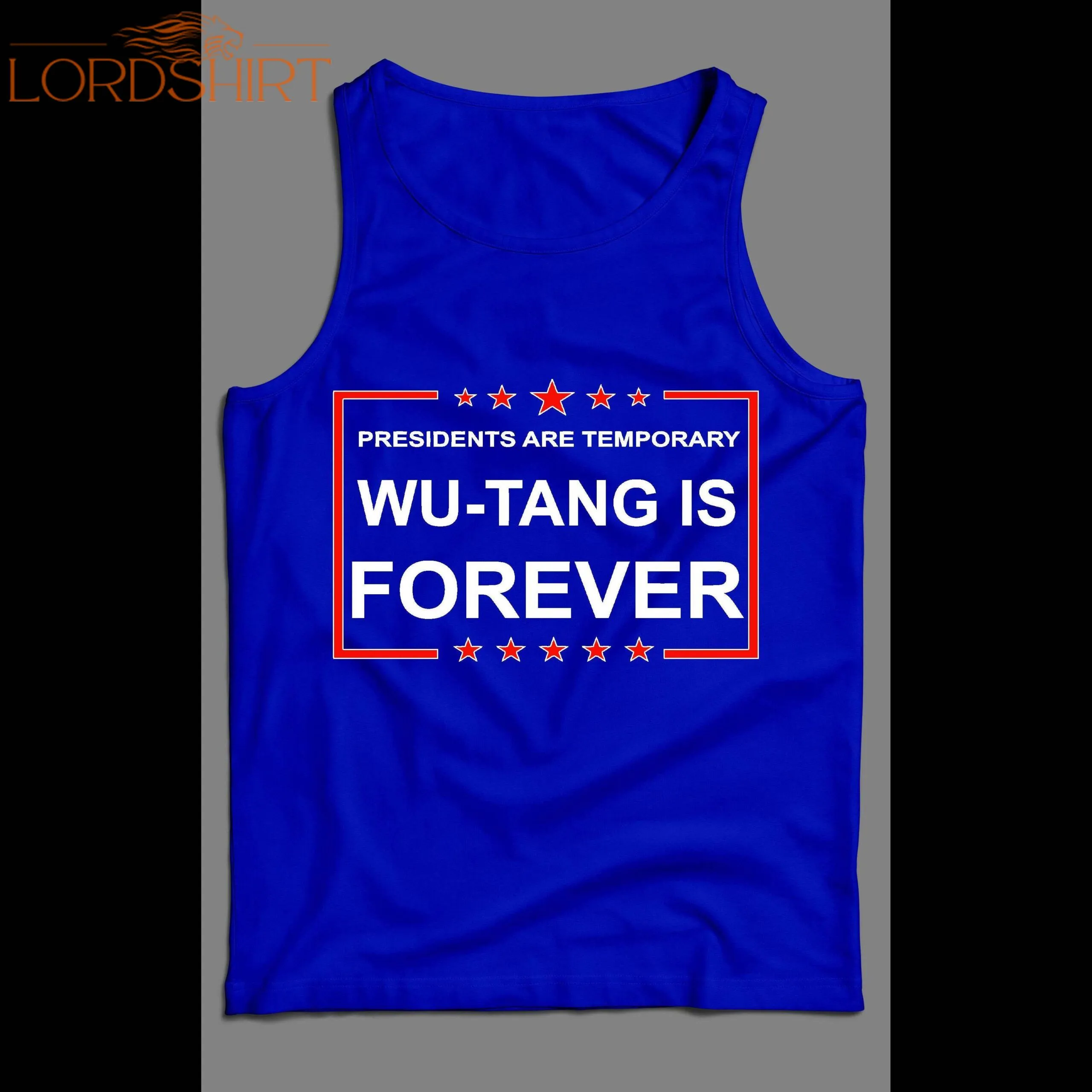 Presidents Are Temporary Shaolin Clan Is Forever New York Rap Men's Tank Top