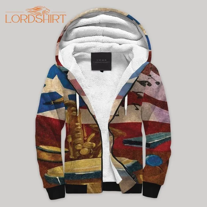 Puerto Rico Country Blanket Fleece Zip Hoodie All Over Print