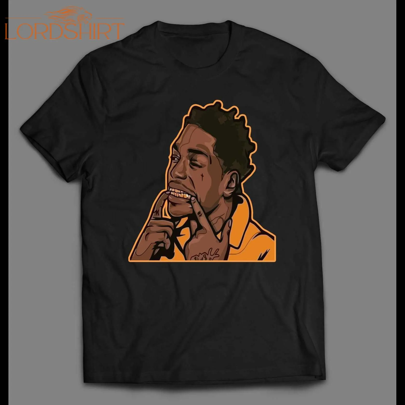 Rapper Kodak Black Prison Jumper Grills Shirt