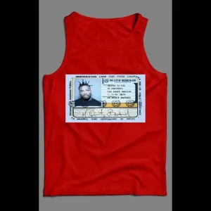 Rapper Odb Ol' Dirty Bastard Food Stamp Card Tank Top