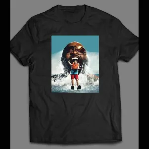 Rapper Rick Ross Jaws Parody Shirt