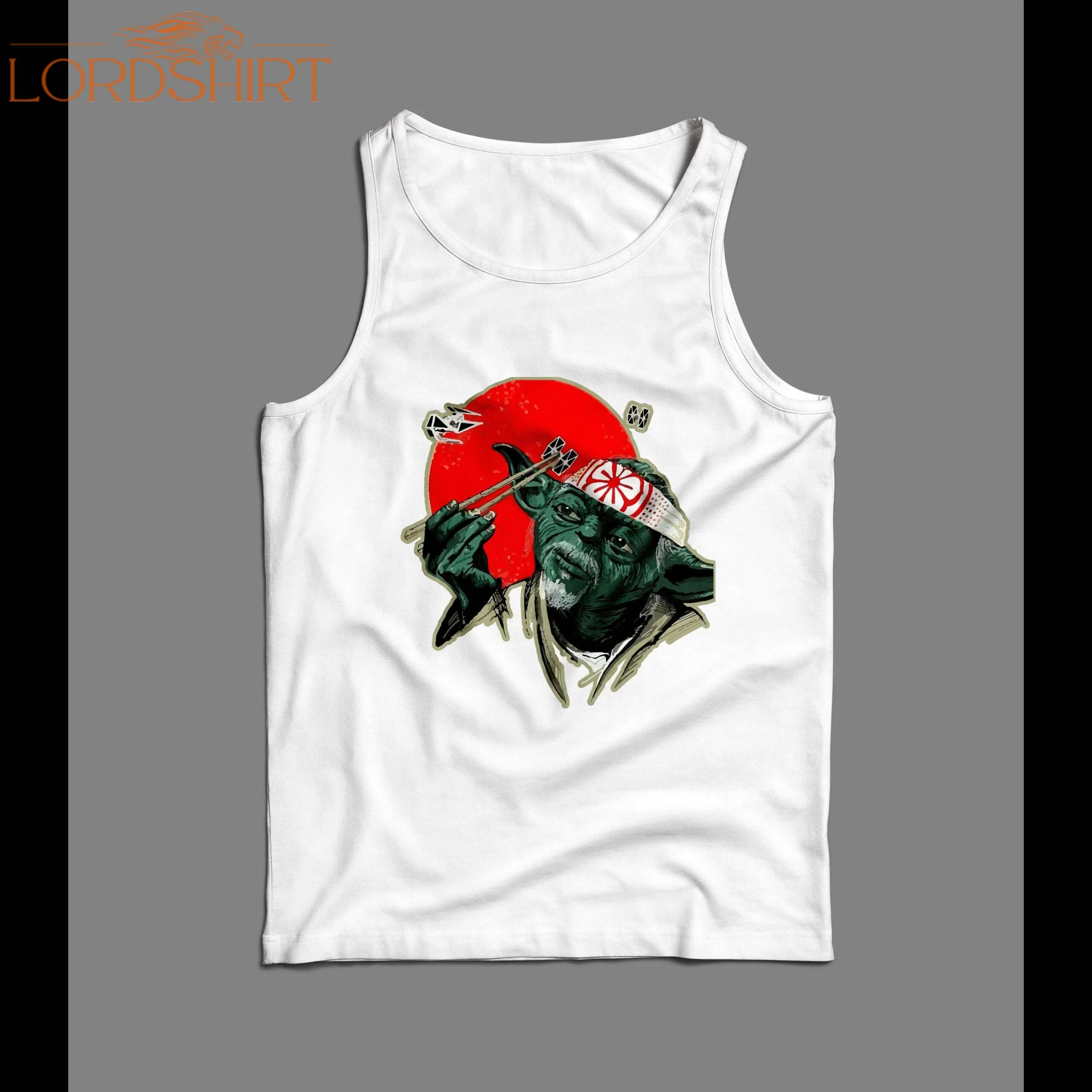 Rare Mr. Miyagi Yoda Karate Kid Parody Men's Tank Top