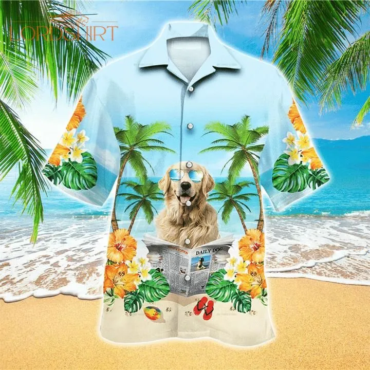 Retriever Dog Hawaiian Shirt