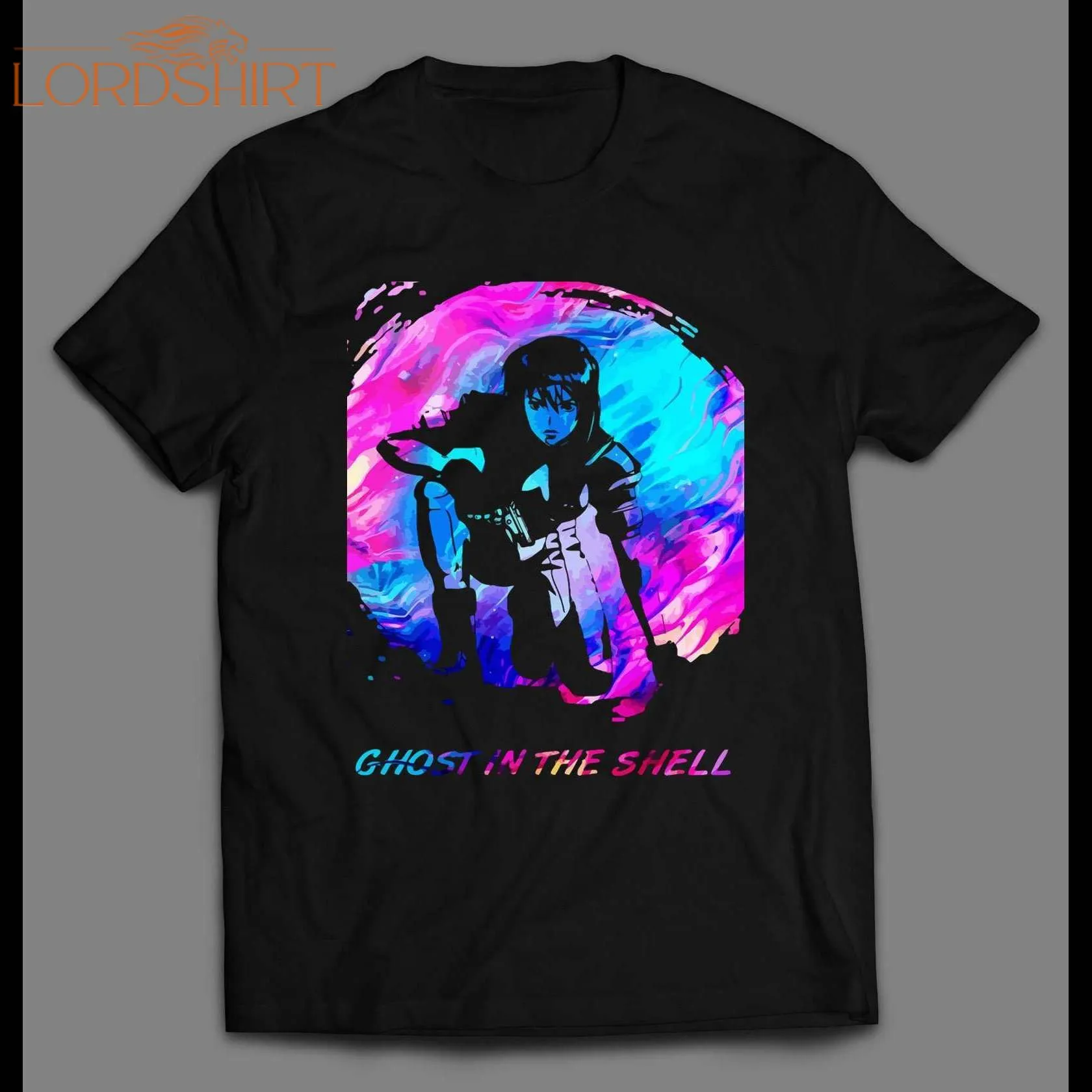 Retro Style Ghost In The Shell Anime High Quality Shirt