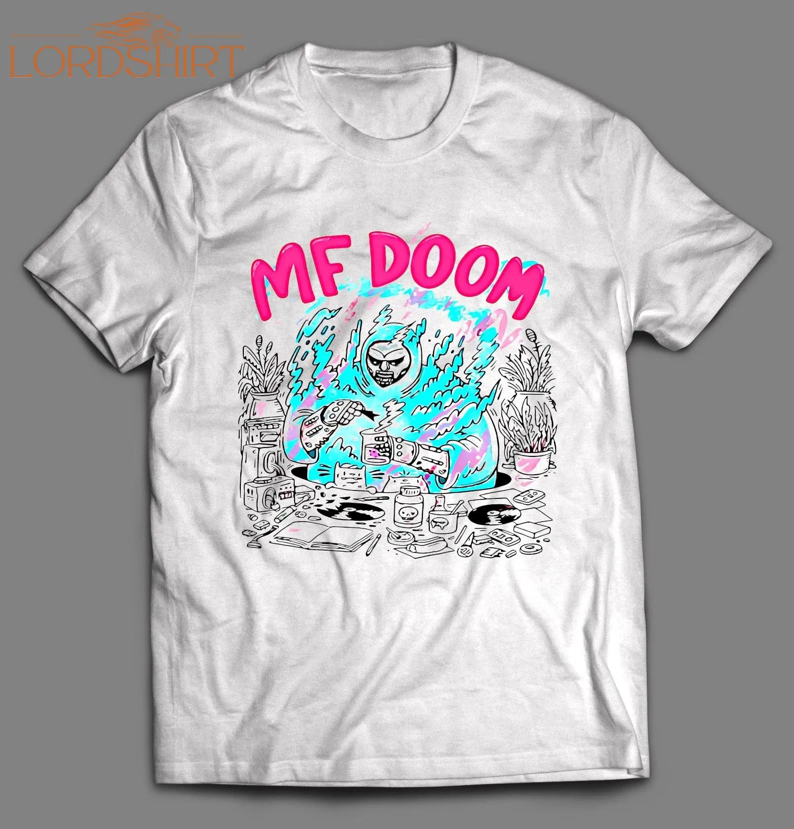 Retro Style Mf Doom The Rapper Hip Hop Shirt