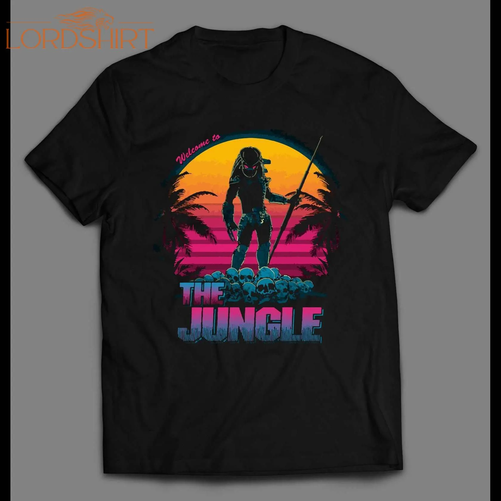 Retro Style Predator Welcome To The Jungle Shirt