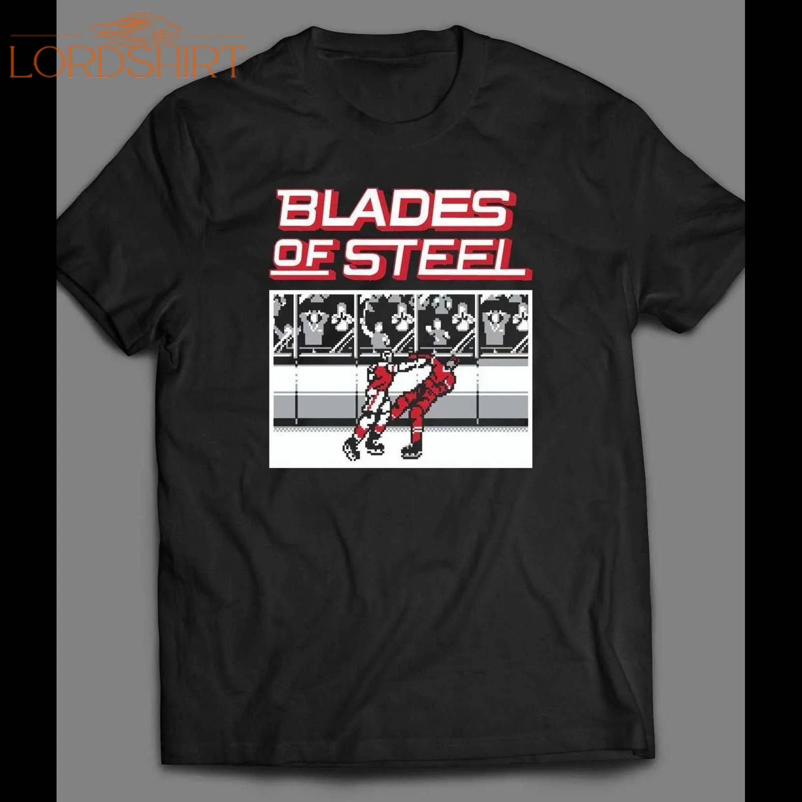 Retro Video Game Blades Of Steel Game Art Shirt