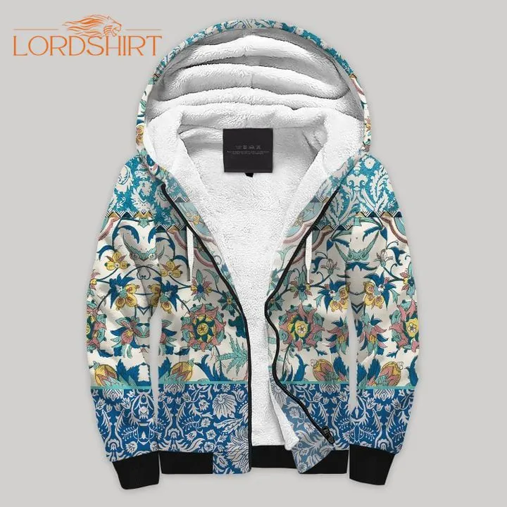 Royal Bohemian Blanket Fleece Zip Hoodie All Over Print