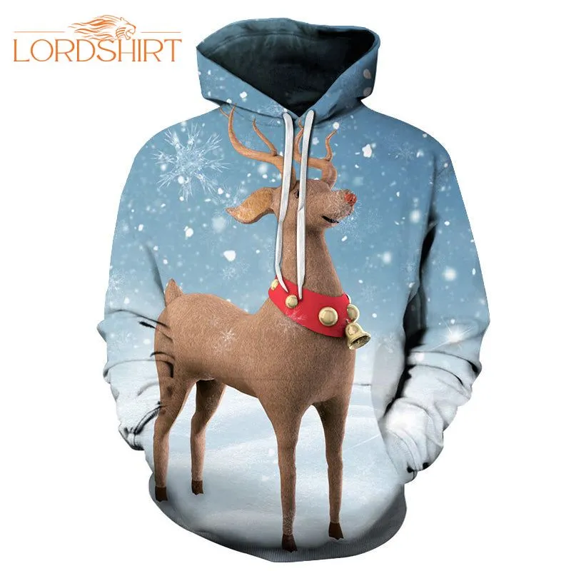 Rudolph Red Nosed Reindeer Christmas 3d All Over Print