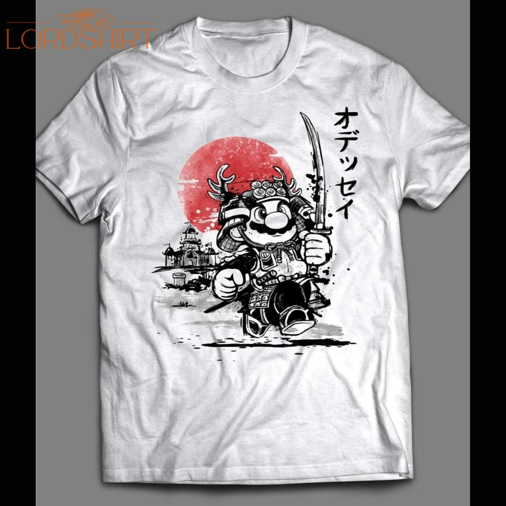 Samurai Super Mario Gamer Shirt