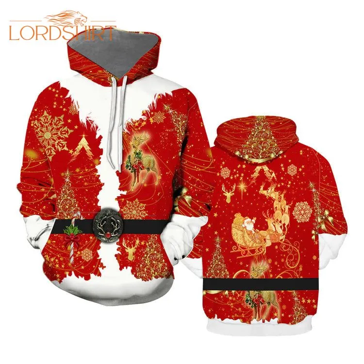 Santa Claus Costume For Christmas Cool 3d All Over Print