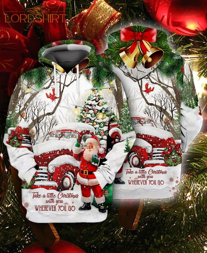 Santa Claus Merry Christmas 3d All Over Print