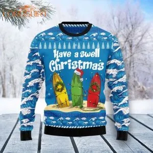 Santa Fist Ugly Christmas Sweater