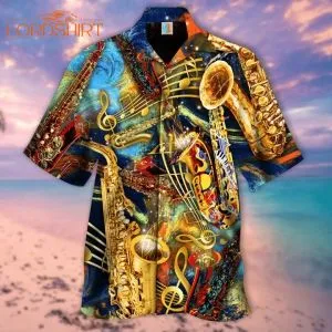 Saxophone Melody Hawaiian Shirt