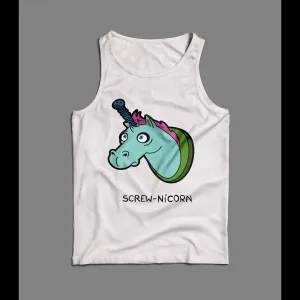 Screw-nicorn Funny Unicorn Parody Men's Tank Top