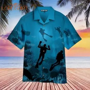 Scuba Diving Hawaiian Shirt