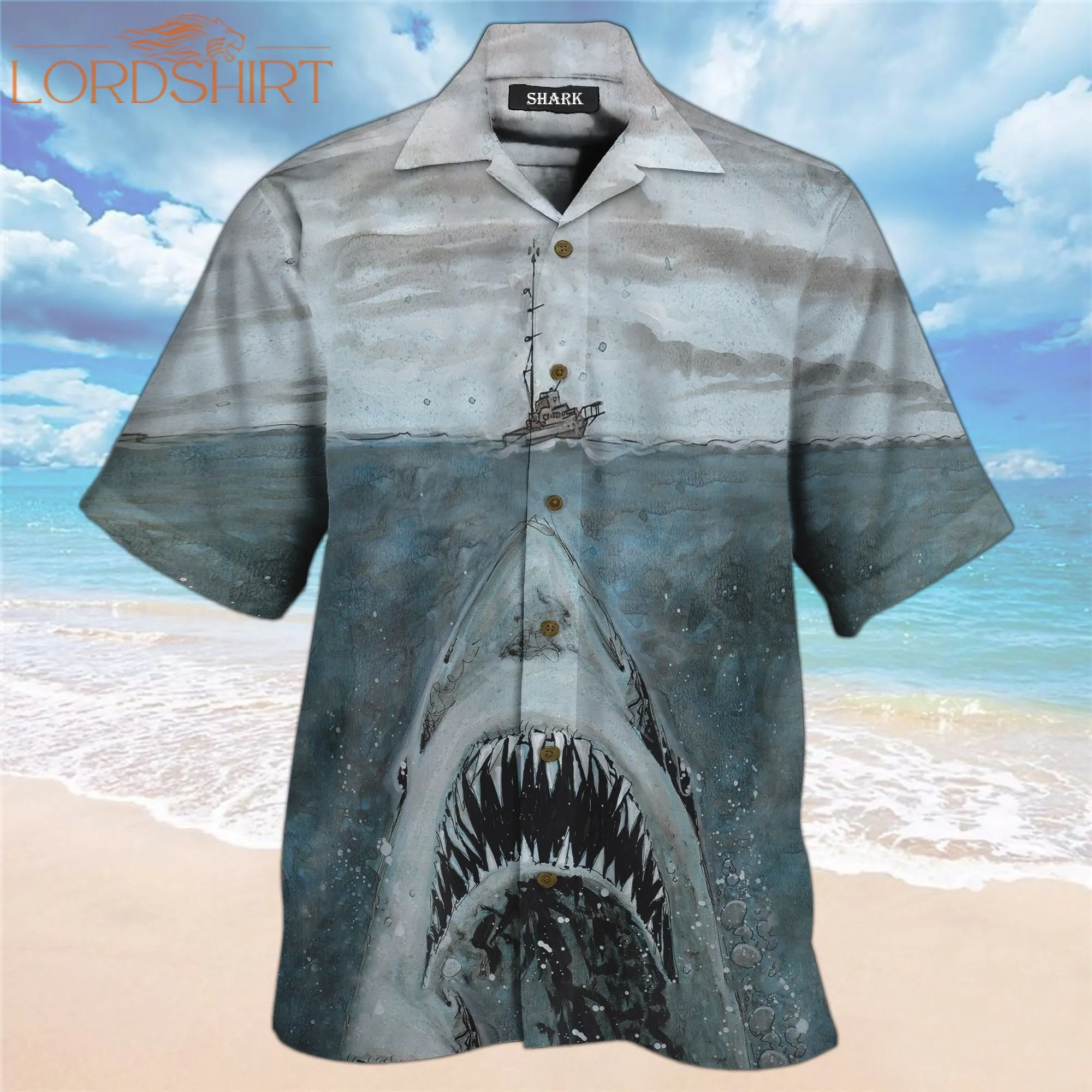 Shark Mouth Hawaiian Shirt