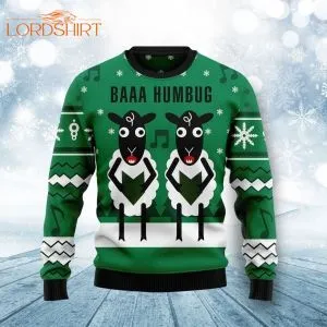 Sheep Baaa Humbug Ugly Christmas Sweater