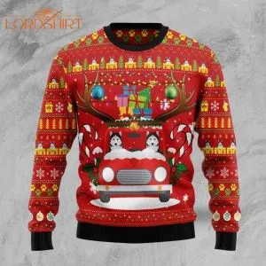 Siberian Husky Dog Ugly Christmas Sweater