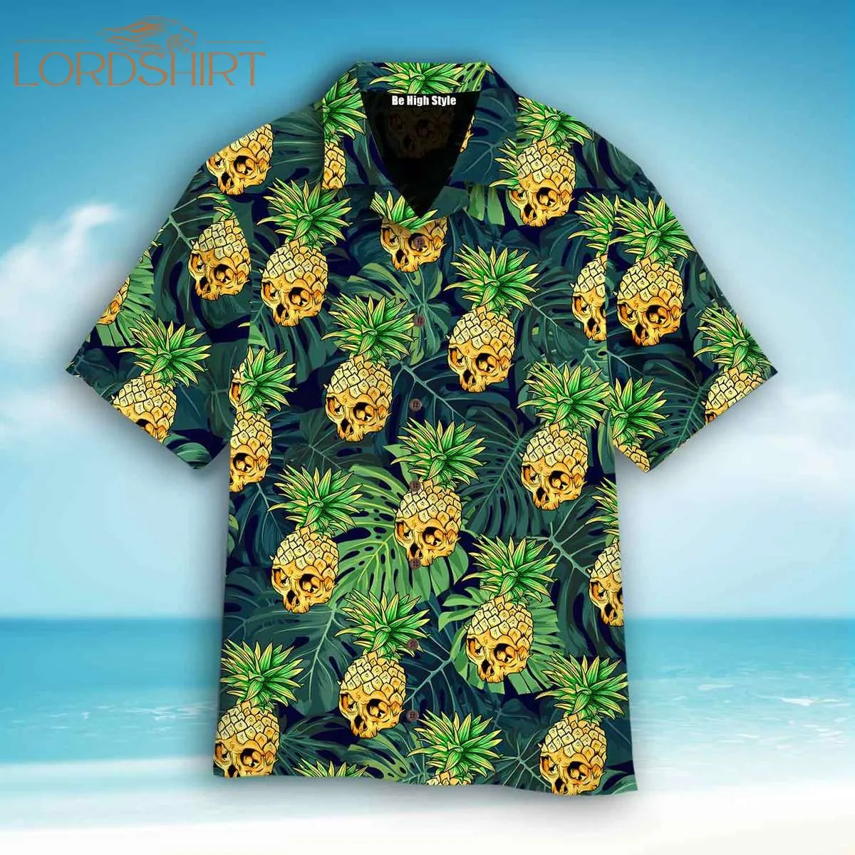 Skull Pineapple Hawaiian Shirt