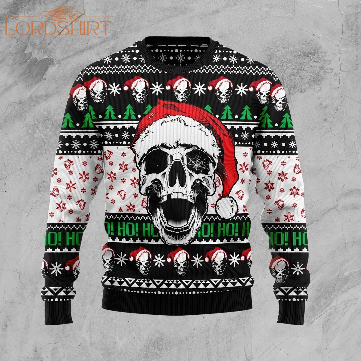 Skull Xmas Ugly Christmas Sweater