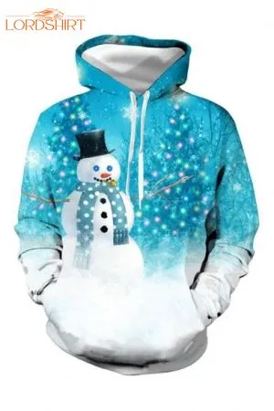Snowman Merry Christmas 3d All Over Print
