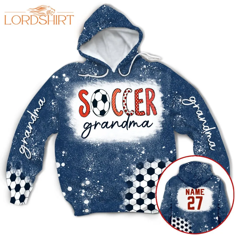 Soccer Grandma Bleach Custom Name 3d All Over Print