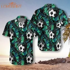 Soccer Grunge Unisex Hawaiian Shirt