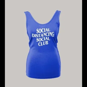 Social Distancing Social Club Ladies Tank Top