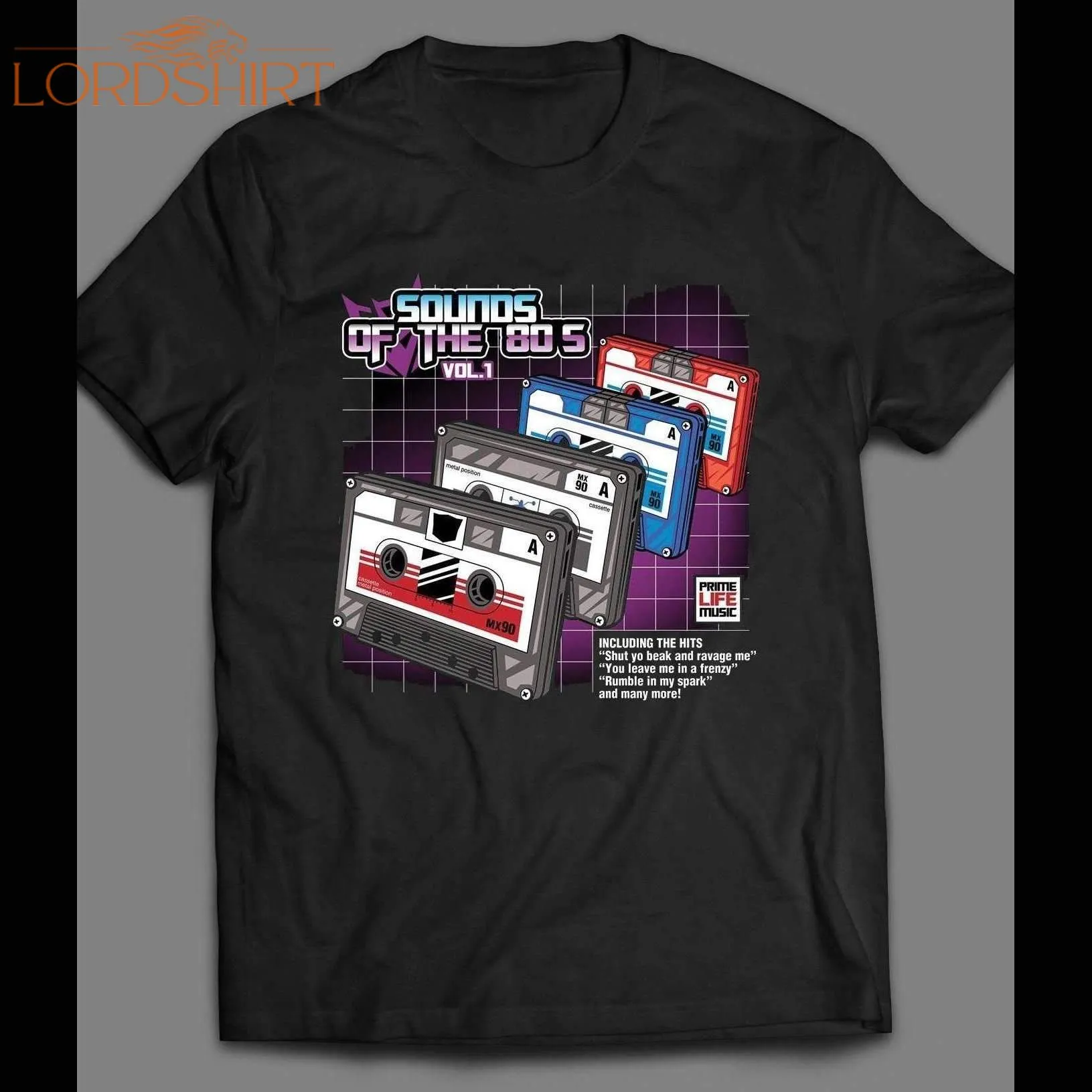 Sounds Of The 80s Cartoon Tf Robots Decepticons Tapes Shirts