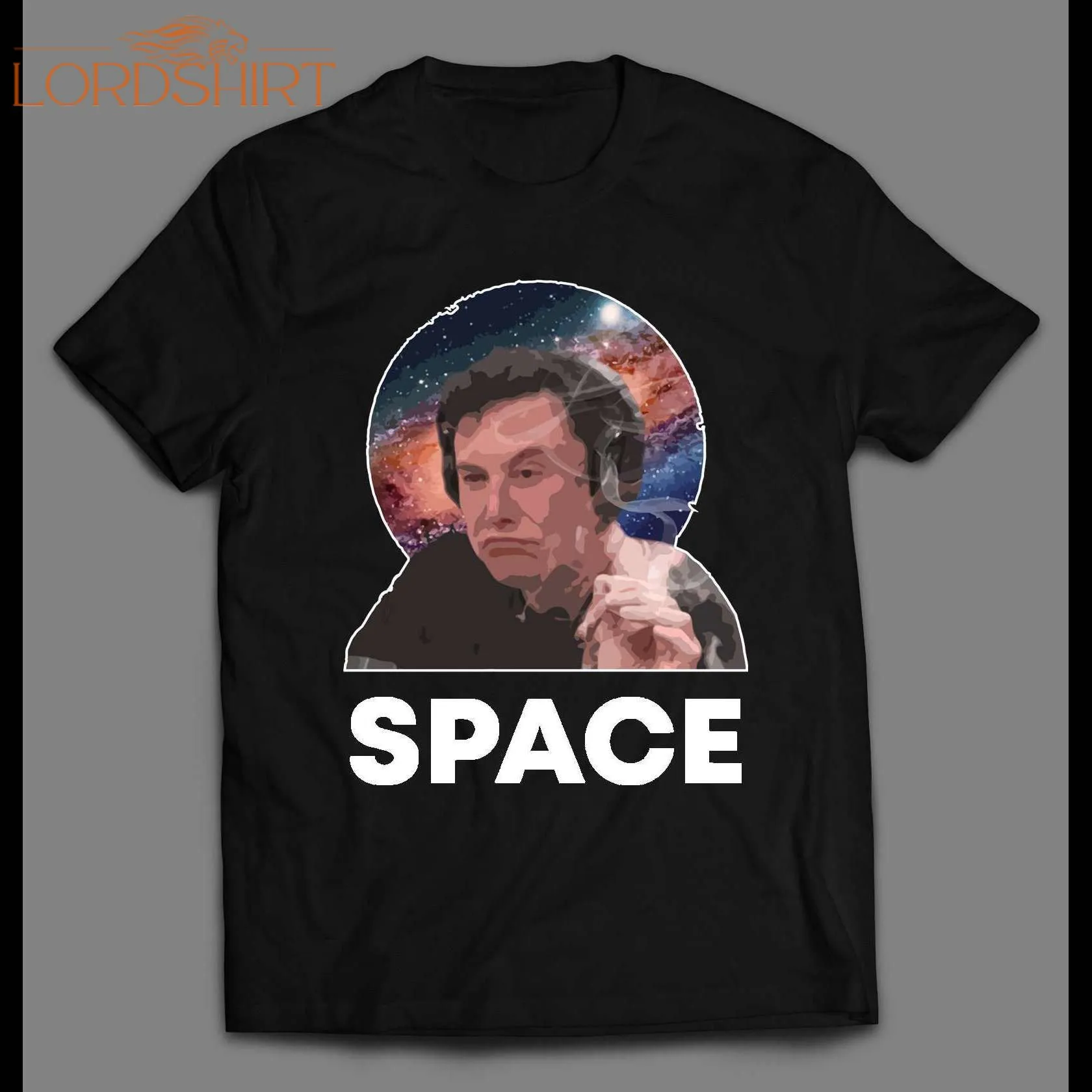 Spaced Out Elon Musk Smoking Weed Shirt